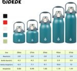 BJPKPK Insulated Water Bottles with Straw, 57 oz Sports Water Bottle with One-handed Opening Lid, BPA Free Leakproof Easy Carry Jugs, Flasks for Gym Sports Outdoors, Light Blue - Image 5