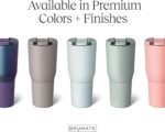 BrüMate Nav 35oz 100% Leak Proof Insulated Travel Tumbler with Magnetic BevLock™ Lid - Double Wall Cup-Holder Friendly Stainless Steel Mug (Dark Aura) - Image 3