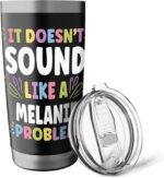 MELANIE Personalized Women's Gift Custom MELANIE Stainless Steel Insulated Tumbler - Image 5