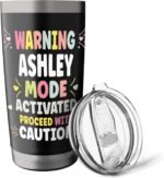 ASHLEY Personalized Women's Gift Custom ASHLEY Stainless Steel Insulated Tumbler - Image 6