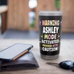 ASHLEY Personalized Women's Gift Custom ASHLEY Stainless Steel Insulated Tumbler - Image 8