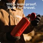 BOBBER 34 oz Stainless Steel Thermo Bottle for Hot Tea, Coffee, and Cold Drinks – BPA-Free, Dishwasher Safe Vacuum Insulated Water Bottle for Hot Drinks – Keeps Hot for 48 Hours (Red) - Image 4