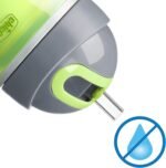 Chicco Flip-Top Straw Cup 9oz | Insulated Toddler Sippy Cup with Soft Silicone Straw | No-Spill Valve | Easy-Clean | BPA-Free | 2pk | For Ages 12+ Months | Green Play/Teal - Image 4