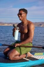 Stanley Quick Flip GO Water Bottle 24 oz | Push Button Lid | Leakproof and Packable for Travel and Sports | Insulated Stainless Steel | BPA-Free | Mist - Image 5