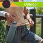 WENLIM Clear Water Bottle 16 oz BPA Free Glass Drinking Bottle for Juice with Stainless Steel Lid and Neoprene Sleeve (16 ounce, Scattered Flowers) - Image 6