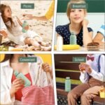 Exllena Small Water Bottle 12oz with Clip, Double Wall Stainless Steel Vacuum Small Insulated Water Bottle Keeps Drinks Cold 24 Hrs/Hot 12 Hrs for Kids Handbag School BPA Free (Mint) - Image 7