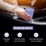 Copco Cone 16oz Insulated Travel Mug with Handle, Double Wall, Slide-Closure Lid, BPA-Free, Microwave & Dishwasher Safe, Reusable Plastic Travel Coffee Tumbler - Portable Coffee Cup (Light Purple) - Image 5