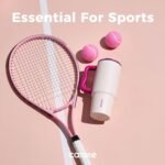 CAROTE 3-Pack Insulated Stainless Steel Water Bottles with Upgraded Leakproof Tech, Travel Coffee Tumblers with Straw, 34/24/24 oz Heart Paradise Straw Tumbler Set of Three (Purple) - Image 6