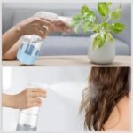 Worldgsb 2 Pack Glass Spray Bottles with Silicone Sleeve, 16 oz Empty Refillable Containers with Adjustable Spray Nozzles, Spray Bottles for Hair, Cleaning Solutions and Plants Blue&Grey - Image 6