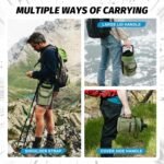 NATURE PIONEOR 1 Gallon Insulated Water Bottle - Double Vacuum Stainless Steel 128 oz Water Bottle with Holder, Wide Mouth & 2-in-1 Lid (Flip Straw & Spout), 1 Gallon Water Jug, Hiking, Camping, Gym - Image 5