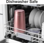 SUNWILL Travel Coffee Tumbler 20 oz, Insulated Mug with Lid, Stainless Steel Cup for Hot and Cold Drinks, Rose Gold - Image 5