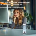 Hydrogen Water Bottle, 2025 SPE/PEM Technology 3Min to 2200PPB Hydrogen Water Bottle Generator, 460ml Portable Hydrogen Water Bottles for Home, Office, Travel and Fitness Drinking - Image 6