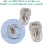 BUXIMN 2 pcs Fruit Infuser Insert, Tea Infuser Bottle Ball for Wide Mouth Bottles - Image 4