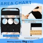 Suclain 7 Pcs Water Bottle Carrier with 20 Oz Bottles and Stickers Plastic Wide Mouth Sports Water Bottle Squeeze Team Bottles with Black Lid for Fitness Bike Gym (Black) - Image 5