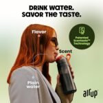 air up® water bottle (22 oz) for school, sports, gym | includes 5 scent pods & straw | flavored bottle in green – also for kids, boys, girls | no calories, sugar-free and suitable for carbonation - Image 3