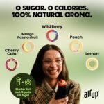 air up® water bottle (22 oz) for school, sports, gym | includes 5 scent pods & straw | flavored bottle in green – also for kids, boys, girls | no calories, sugar-free and suitable for carbonation - Image 4