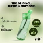 air up® water bottle (22 oz) for school, sports, gym | includes 5 scent pods & straw | flavored bottle in green – also for kids, boys, girls | no calories, sugar-free and suitable for carbonation - Image 5
