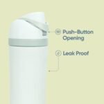 JINLING 24oz Insulated Stainless Steel Water Bottle with Straw for Sports and Travel, BPA-Free Sports Water Bottle (20oz light pink) - Image 4