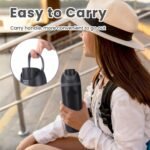 JINLING 24oz Insulated Stainless Steel Water Bottle with Straw for Sports and Travel, BPA-Free Sports Water Bottle (20oz light pink) - Image 9