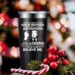 DOEARTE Gifts for Brother - Brother Gifts from Sister - Christmas Gift for Brothers Adult - Fathers Day, Birthday Gifts for Brothers - 20oz Tumbler - Image 7