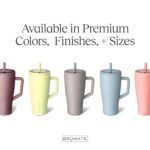 BrüMate Era 40 oz Tumbler with Handle and Straw | 100% Leakproof Insulated Water Bottle Tumbler with Lid and Flexible SoftSip Straw | Made of Stainless Steel | Cup Holder Friendly | 40oz (Dark Aura) - Image 4