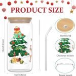 XSIEDVP Christmas Gift Tumbler with Lid, 16oz acrylic Christmas Cup, Personalized Name Gift Idea for Kids, Teen, Best Friend, Stocking Stuffer - Image 3