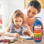 Yenergy 15 oz Kids Math Learning Water Bottle, Educational Thermos with Straw, 316 Stainless Steel Liner, Carrying Strap, Leak-Proof, Fun, Sensory, Puzzle Kid's Birthday Gift (Blue) - Image 6