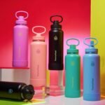 ThermoFlask 24 oz Double Wall Vacuum Insulated Stainless Steel Water Bottle with Spout Lid, Shadow Glow - Image 5