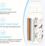 GOPPUS 12oz Kids Water Bottle – BPA-Free, Leak-Proof, Insulated Stainless Steel – Sweat-Proof, Reusable for School, Sports, and Outdoor Activities - Image 4