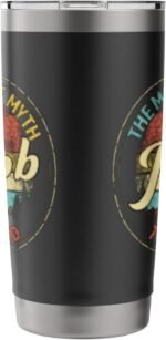 Jacob Man Myth Legend Men Custom Name Personalized Name Stainless Steel Insulated Tumbler - Image 5