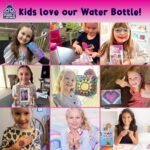 PURPLE LADYBUG Decorate Your Own Water Bottle Kit - Gifts for Girls Ages 4-8 Years Old Birthday, Little Girl Gifts, Kids Water Bottle for School, Valentines Gift for Girls - Image 5