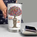 SANDJEST Best Friend Tumbler 20oz Besties Gifts for Women BFF Soul Sister Bestie Stainless Steel Insulated Tumblers Coffee Travel Mug Cup Friendship Gift for Birthday Christmas - Image 5