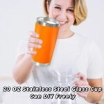 HAOLI 1 Pack 20oz Stainless Steel Tumbler with Lid, Leakproof Double Wall Travel Mug for Hot/Cold Drinks, Home Office Outdoor Party Use, Durable Powder Coated Insulated Cup/Orange - Image 6