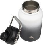 Konokyo Half Gallon Jug with Handle,64 oz Insulated Water Bottle with Carrying Pouch,Double Wall Vacuum Stainless Steel Metal Bottle,Day Night - Image 7