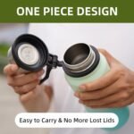 BJPKPK 40oz Insulated Water Bottle with Handle BPA Free Stainless Steel Travel Thermal Flask Reusable Large Water Bottle,Dark Green - Image 5