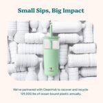 REDUCE Aspen 20 oz Vacuum Insulated Glass Tumbler with Lid & Extra Wide Straw - Keeps Drinks Cold for 12 Hrs - Ideal for Iced Coffee, Smoothies & Boba - Dishwasher Safe, Soft Base - Glacier - Image 8