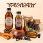 Elumeiro 24 Pack 8 OZ Amber Glass Bottles with Lids, Leakproof Glass Bottles for Vanilla extract, Shampoo, Tinctures, Essential Oils, Homemade Hot Sauce, Syrup, Boston Round Brown Bottle - Image 5