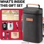 Mr and Mrs Gifts for Couples, Wedding Anniversary Set with Custom Wine Tumblers & Tote, Wine Lovers Gifts for Him Her, Birthday, Mothers Day, Vow Renewal (Babe-Handsome) - Image 3