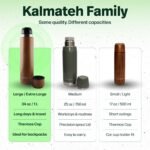 KALMATEH Modern & Elegant Double Walled Vacuum Insulated Stainless Steel Thermo Bottle 1000 ml, Precise Pouring & Heat Retention For Yerba Mate, Coffee, Tea, and Camping - Image 6
