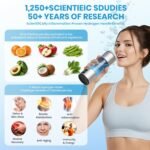HydorX 6700PPB Max Hydrogen Water Bottle Generator, 8.3oz Portable Rechargeable Ionizer with SPE/PEM Certified Technology, Leak-Proof Food-Grade for Home Office Travel Fitness & Ideal Gifts - Image 4