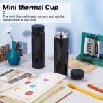 Dandat 4 Pcs Mini Water Bottle Mini Stainless Steel Water Bottles 10oz Thermal Cups for Hot and Cold Drinks Small Insulated Mug for Travel Sport Camping - Image 6