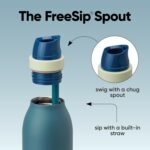 Owala FreeSip Twist Insulated Stainless Steel Water Bottle with Straw for Sports and Travel, BPA-Free, 24-oz, Denim - Image 3
