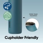 Owala FreeSip Twist Insulated Stainless Steel Water Bottle with Straw for Sports and Travel, BPA-Free, 24-oz, Denim - Image 4