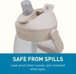 CamelBak Thrive Flip Straw Tritan Renew Water Bottle Clear, 32oz - Image 5