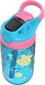 Contigo Kid's 14 oz. AutoSpout Straw Water Bottle - Blue Raspberry/Azalea - Image 3