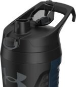 Under Armour 32 oz Insulated Water Bottles - Sports Water Jug with Fence Hook, Leak Resistant for Baseball, Football & More, 32 oz Insulated, Academy/Black - Image 5