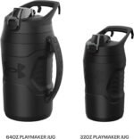 Under Armour 32 oz Insulated Water Bottles - Sports Water Jug with Fence Hook, Leak Resistant for Baseball, Football & More, 32 oz Insulated, Academy/Black - Image 10