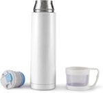 EXYLANOR Custom Stainless Steel Insulated Coffee Bottle Customized with Photo Logo Name Vacuum-Insulated Cups, Customized Gifts for Men Women, 17 Oz, Blank White - Image 3