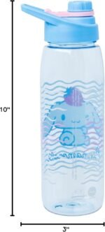 Silver Buffalo Sanrio Hello Kitty and Friends Cinnamoroll with Strawberry Water Bottle with Screw-On Lid, 28 Ounces - Image 8