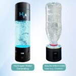 Hydrogen Water Bottle Generator with Premium Alloy, 6000PPB SPE PEM Tech Portable Hydrogen Rich Water Ionizer 9 OZ, LED Timer, Rechargeable, Health Gift for Home, Office, Travel - Image 4